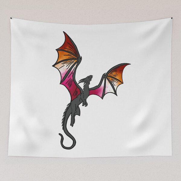 Item preview, Pride Dragon Lesbian  designed and sold by littleblueart.