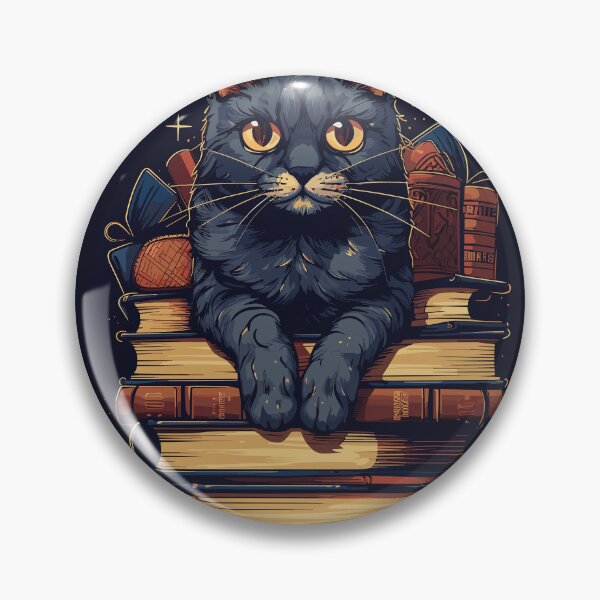 Item preview, The Cat and the Old Books designed and sold by Flo974.