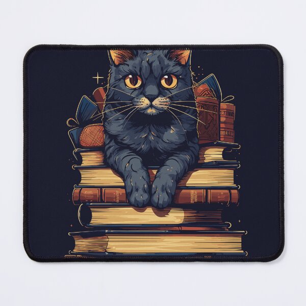 Item preview, The Cat and the Old Books designed and sold by Flo974.