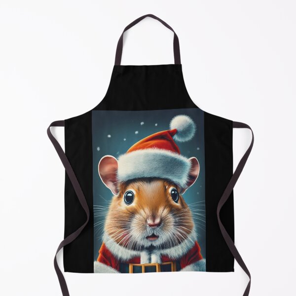 Item preview, Santa Gerbil Claus designed and sold by EmeraldeaArt.