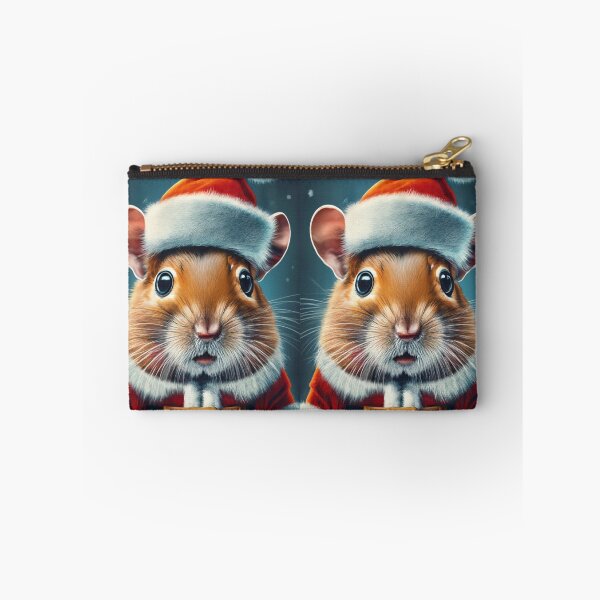 Item preview, Santa Gerbil Claus designed and sold by EmeraldeaArt.