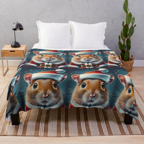 Item preview, Santa Gerbil Claus designed and sold by EmeraldeaArt.