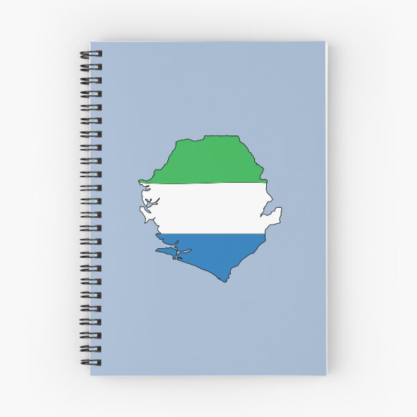 Item preview, Sierra Leone country shape flag designed and sold by Rachael Taylor.