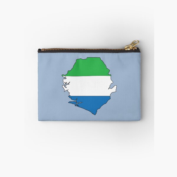 Item preview, Sierra Leone country shape flag designed and sold by Rachael Taylor.