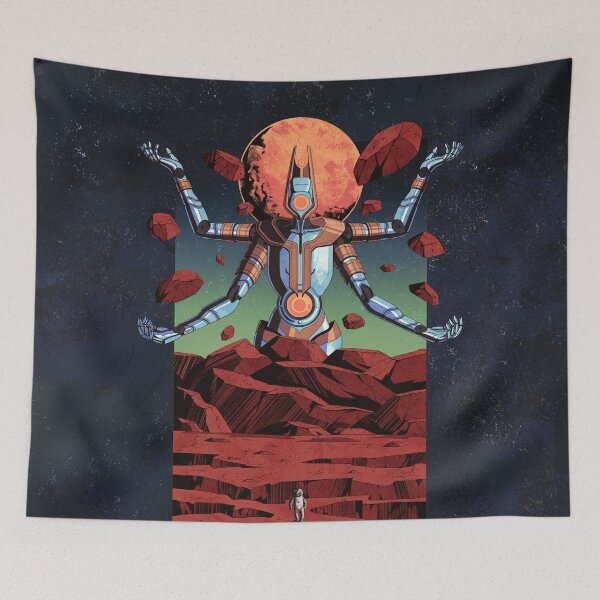 Item preview, Robot and Astronaut designed and sold by ROBOxART.