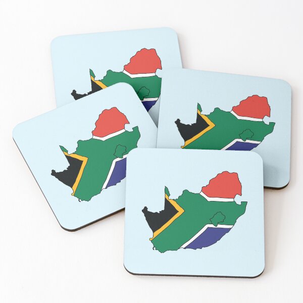 Item preview, South Africa country shape flag designed and sold by Rachael Taylor.