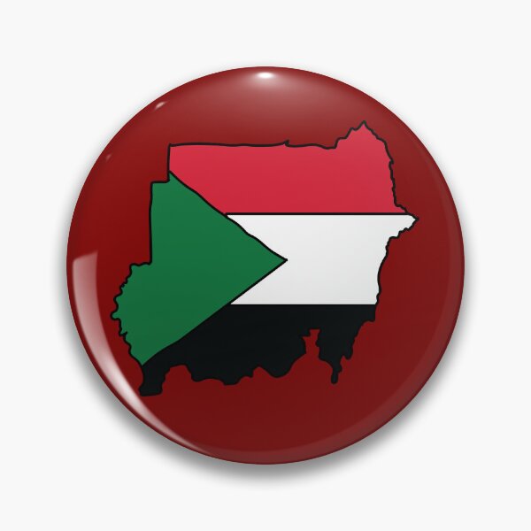 Item preview, Sudan country shape flag designed and sold by Rachael Taylor.