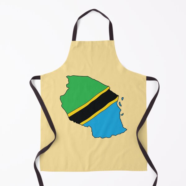 Item preview, Tanzania country shape flag designed and sold by Rachael Taylor.