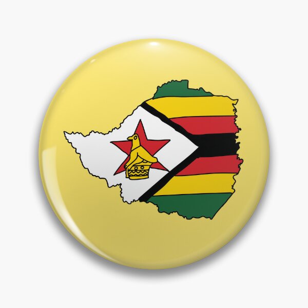 Item preview, Zimbabwe country shape flag designed and sold by Rachael Taylor.