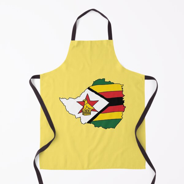 Item preview, Zimbabwe country shape flag designed and sold by Rachael Taylor.
