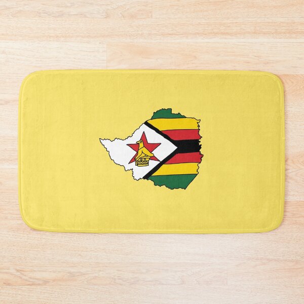 Item preview, Zimbabwe country shape flag designed and sold by Rachael Taylor.