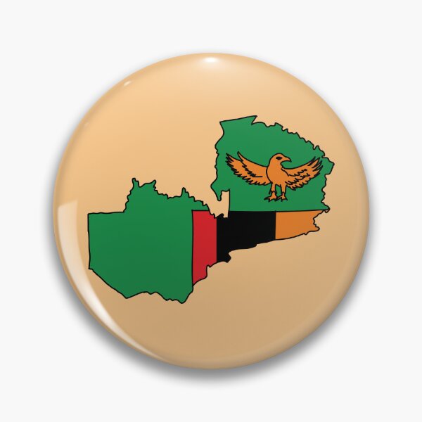 Item preview, Zambia country shape flag designed and sold by Rachael Taylor.