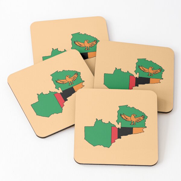 Item preview, Zambia country shape flag designed and sold by Rachael Taylor.