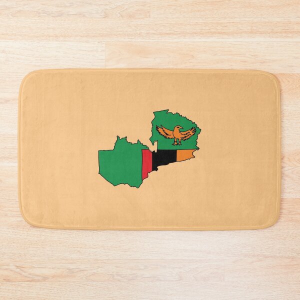 Item preview, Zambia country shape flag designed and sold by Rachael Taylor.
