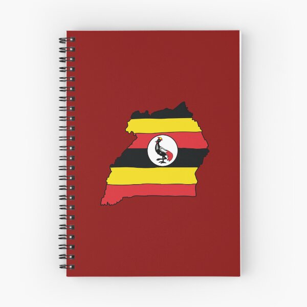 Item preview, Uganda country shape flag designed and sold by Rachael Taylor.