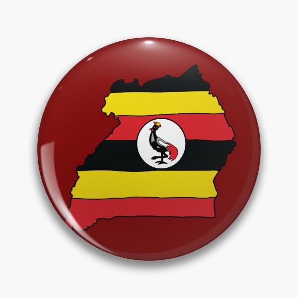 Item preview, Uganda country shape flag designed and sold by Rachael Taylor.