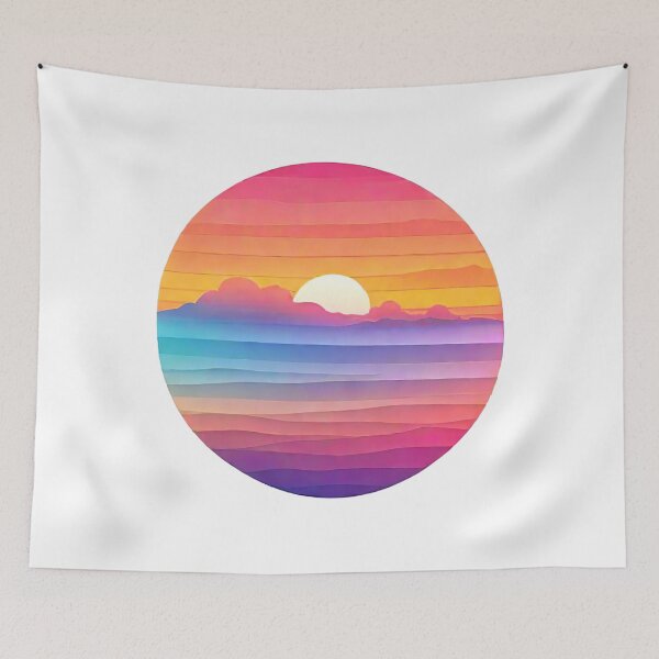 Item preview, Sunset Symphony: Evoking Emotions with Gradient Artistry (181) designed and sold by WASjourney.