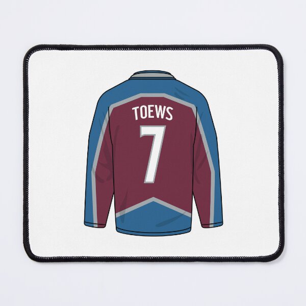 Item preview, Devon Toews Colorado jersey designed and sold by Tarroi.