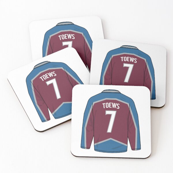 Item preview, Devon Toews Colorado jersey designed and sold by Tarroi.