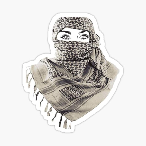 Keffiyeh Palestine Sticker – Bella Hijabs