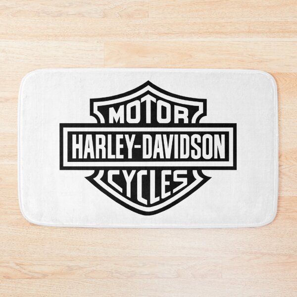 Harley Cycle, Harley Davidson Garage Rug, Harley Motor Mat, Motor Cycle  Harley