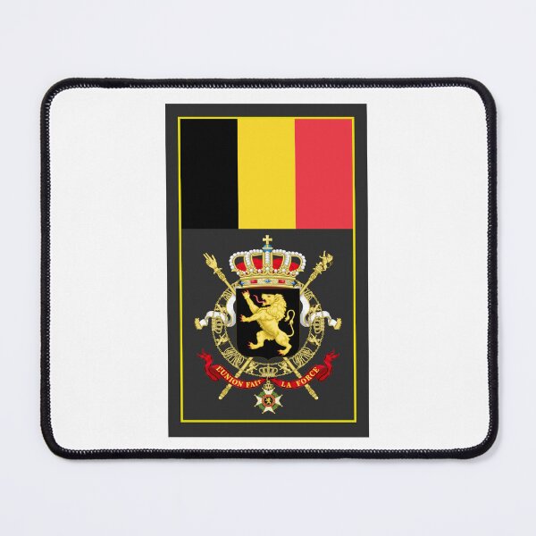 Item preview, Belgium Flag and Coat of arms designed and sold by adamst555.