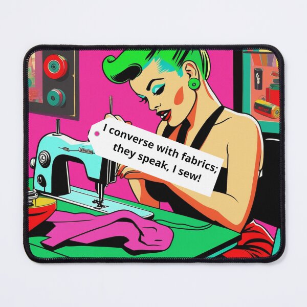Item preview, tailoring in pop art for sewing lover designed and sold by Anna Sacha.