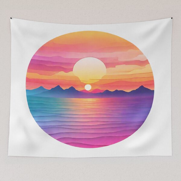 Item preview, Horizon Blush: Unveiling the Artistry of Sunrise Gradients (185) designed and sold by WASjourney.