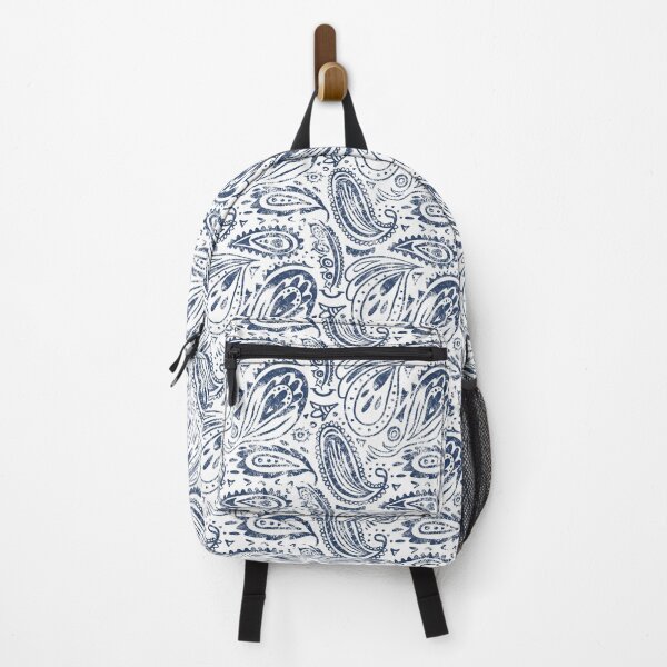 Item preview, Blue and White Paisley Pattern (Paisley / Boteh) designed and sold by Michouprint.