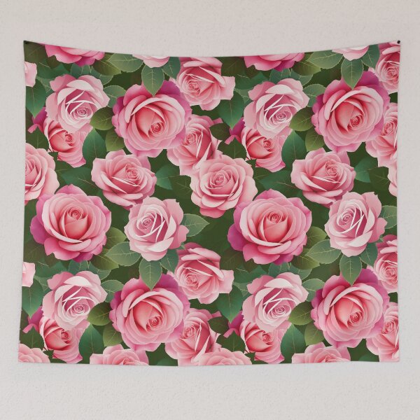 Item preview, Pink roses pattern designed and sold by AnnArtshock.