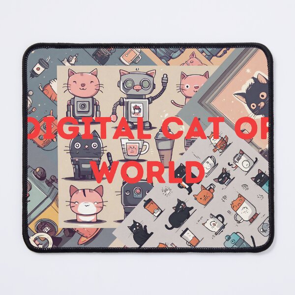 Item preview, Digital cat of world. designed and sold by MjKris.