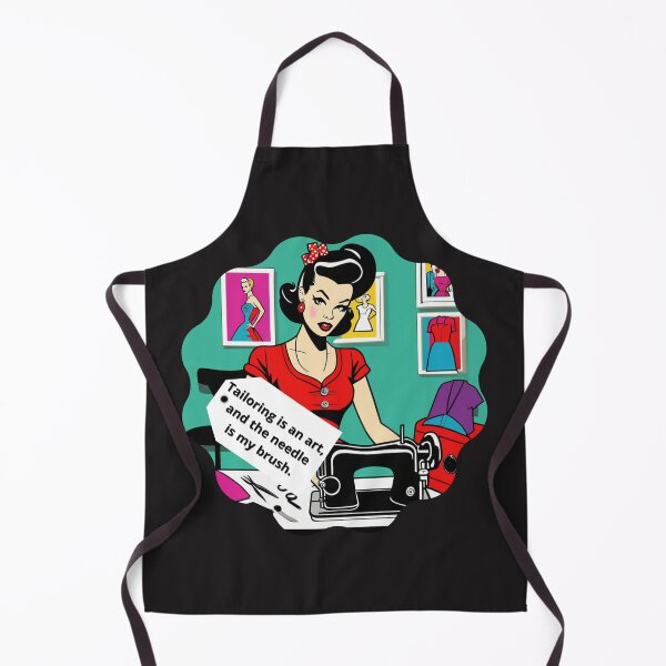 Item preview, tailoring is an art, and the needle is my brush pop art designed and sold by Anna Sacha.