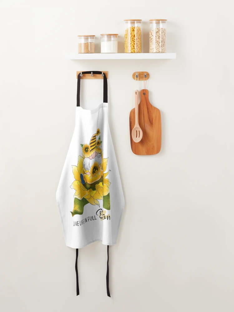 Thumbnail 4 of 6, Apron, Sunflower designed and sold by ROKANDESIGNART.