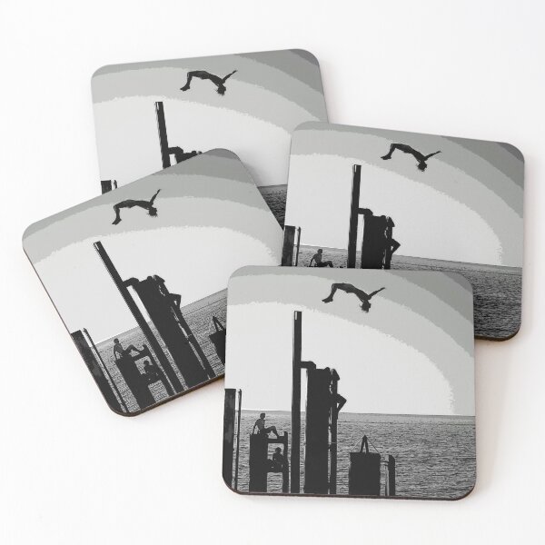 Item preview, Boys on the Pier - Glenelg - Art Pop designed and sold by Red-Country.