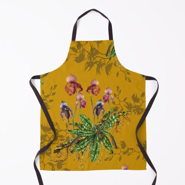 Item preview, Mystical Blooms: Wild Orchid Watercolor Collection on Gold designed and sold by Hadamundo.