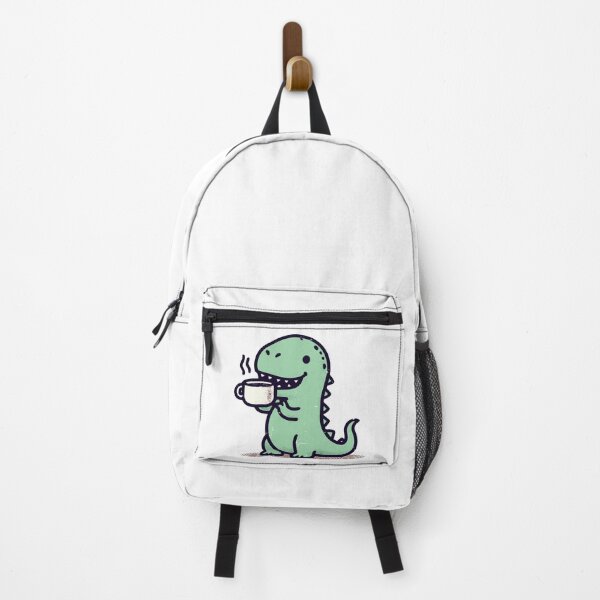 Item preview, Retro kawaii tea rex tyrannosaurus designed and sold by TomFrontierArt.