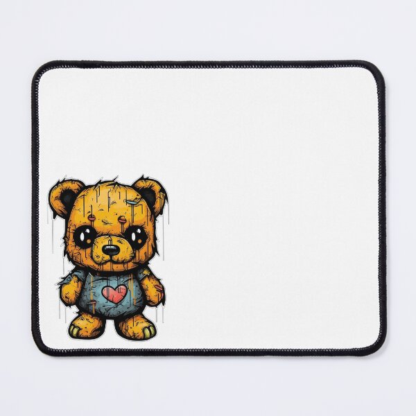 Item preview, An old, worn-out teddy bear in a T-shirt with a heart. designed and sold by InfinityCircle.