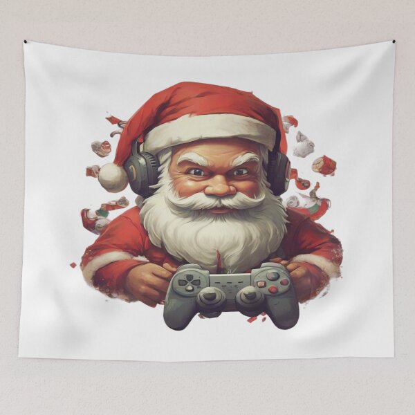 Item preview, Gamer Night: Santa Claus in the Virtual World designed and sold by EstiloPrint.