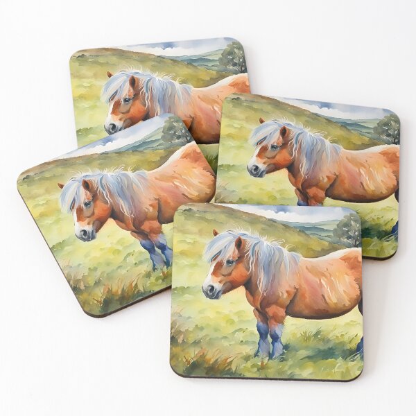 Item preview, Shetland Pony - British Wildlife & Farm Animals designed and sold by Country-Artist.
