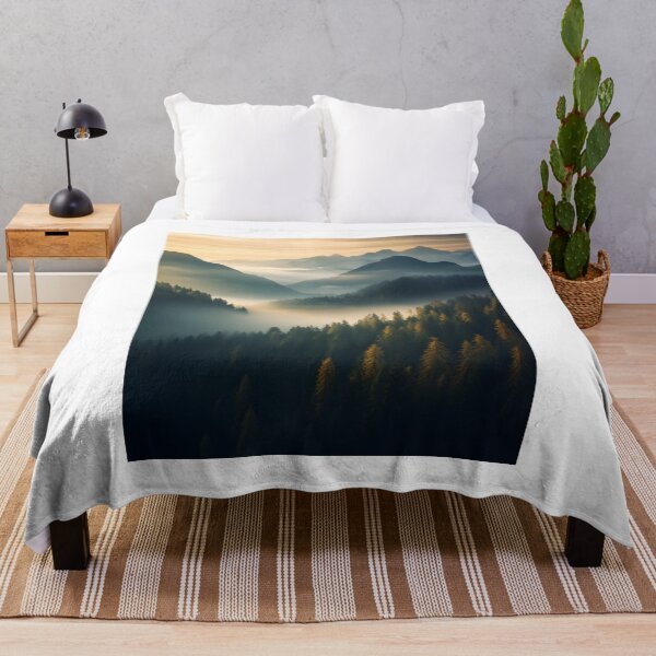 Item preview, Autumn Misty Hiking in the Mountains designed and sold by Shirtastically.