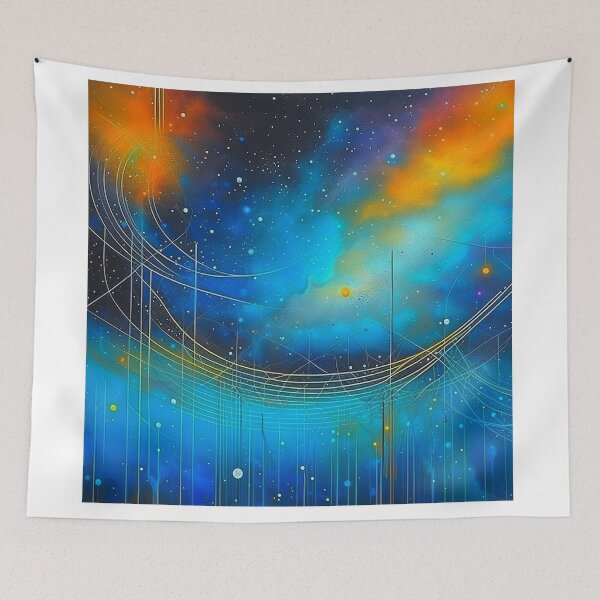 Item preview, Mosaic Whispers Tapestry of Shifting Shadows designed and sold by Daniel Dudgeon.