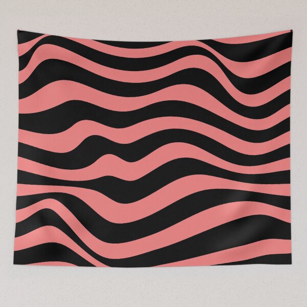 Item preview, pink,black stripes pattern designed and sold by cutecrazytshirt.