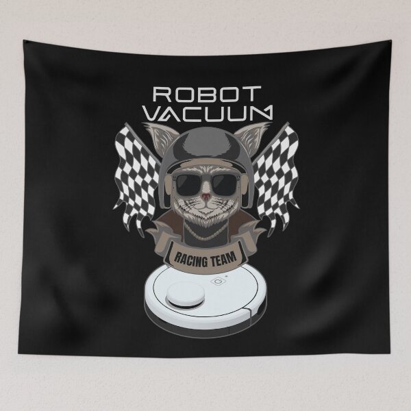 Item preview, Robot Vacuum Cleaner Racing Team Robot designed and sold by MooonTees.
