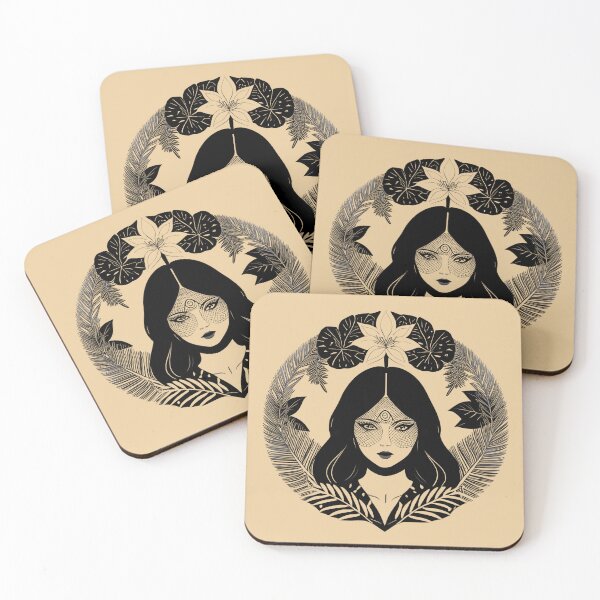 Item preview, Girl face in plant species  designed and sold by Kulpi6147.