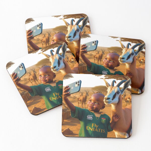 Item preview, Selfie with a Springbok  designed and sold by RoyalMob.