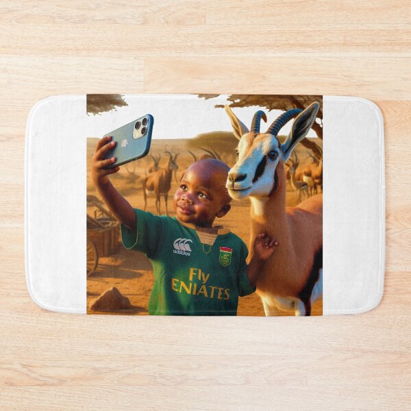 Item preview, Selfie with a Springbok  designed and sold by RoyalMob.