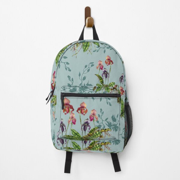 Item preview, Mystical Blooms: Wild Orchid Watercolor Collection on Blue and Teal Shadow designed and sold by Hadamundo.
