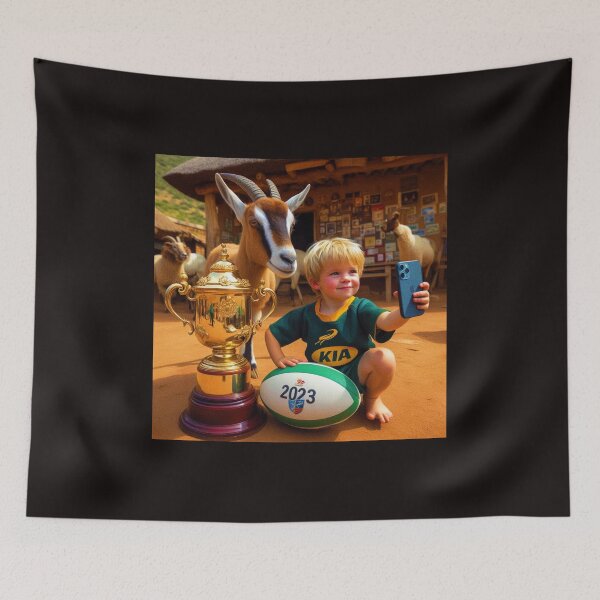 Item preview, Selfie with a Springbok  designed and sold by RoyalMob.