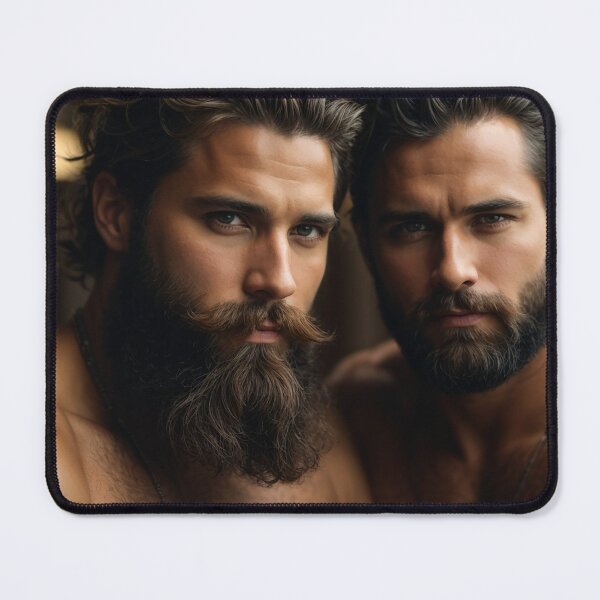 Item preview, handsome gay couple for ur t-shirts, mugs, stickers... designed and sold by masculinepixels.