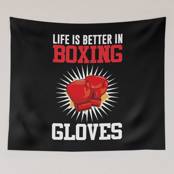 Item preview, Life Is Better In Boxing Gloves designed and sold by creativevogue.
